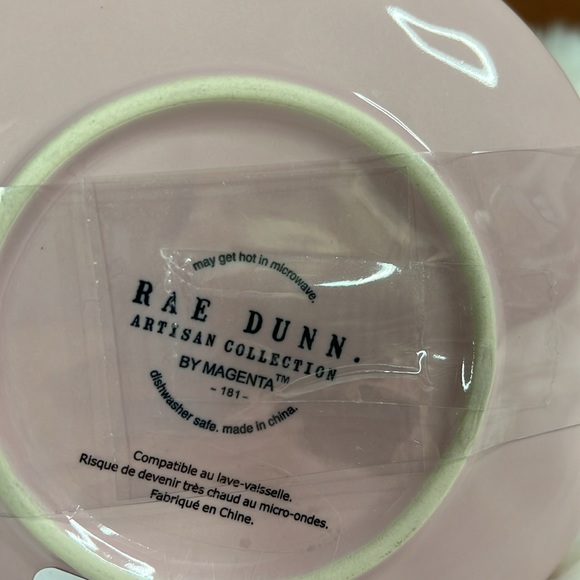 RAE DUNN | Pink Heart Teacup with Saucer - Picture 5 of 5